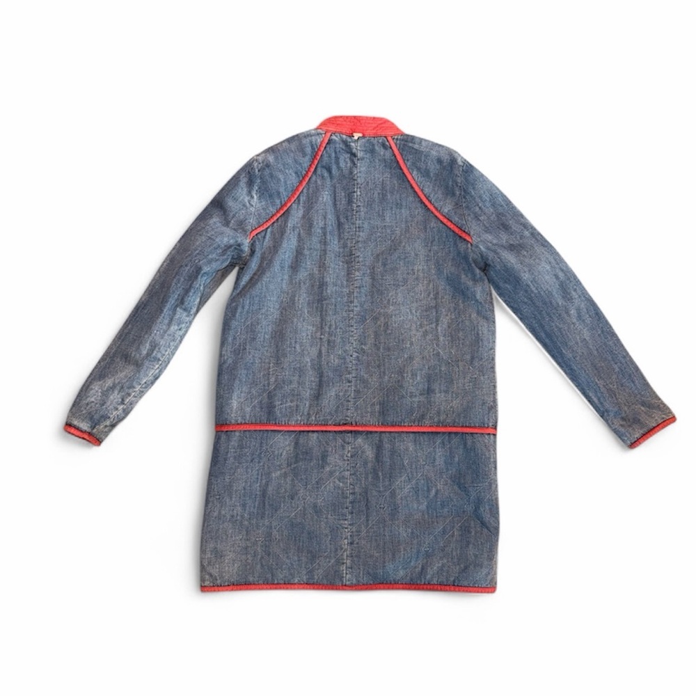 Free People Reversible Quilted Jacket – Boho Floral Print Zip Front - Size S - Picture 7 of 11